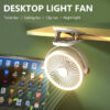 NURFIODUR Rechargeable LED Table Fan 1200 mah Battery