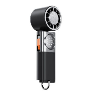 2026 Handheld Semiconductor Turbo Powered Fan with PowerBank 3600 mah Battery