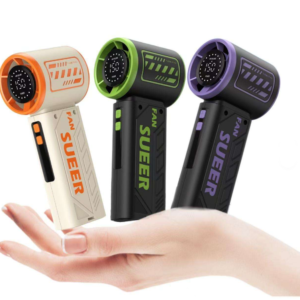 SUEER High-Speed Handheld Turbo Powered Fan 3600 mah Battery